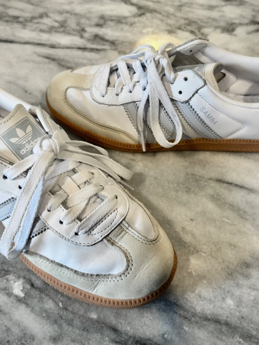 adidas SAMBA - light blue - Picture 2 of 5